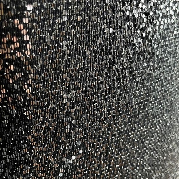 Zara Knotted Black Sequence Blouse - Picture 8 of 9